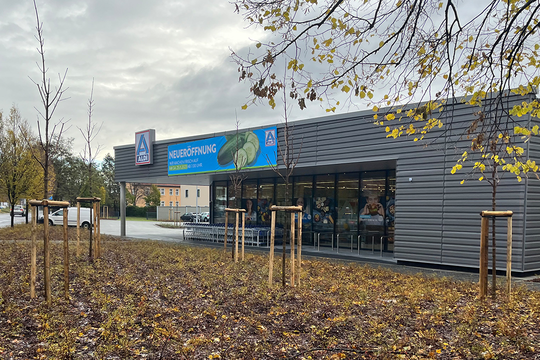 Jetzt Referenz Verkaufsmarkt ALDI Coswig anschauen Referenz Verkaufsmarkt ALDI Coswig